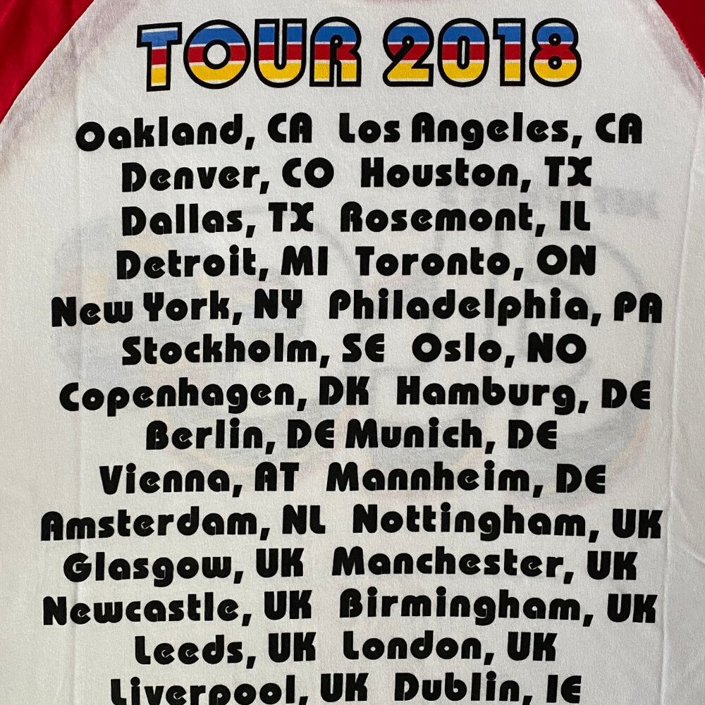 Jeff Lynne's ELO - Concert Tour 2018 -  Baseball T-Shirt - Unworn - Picture 3 of 4